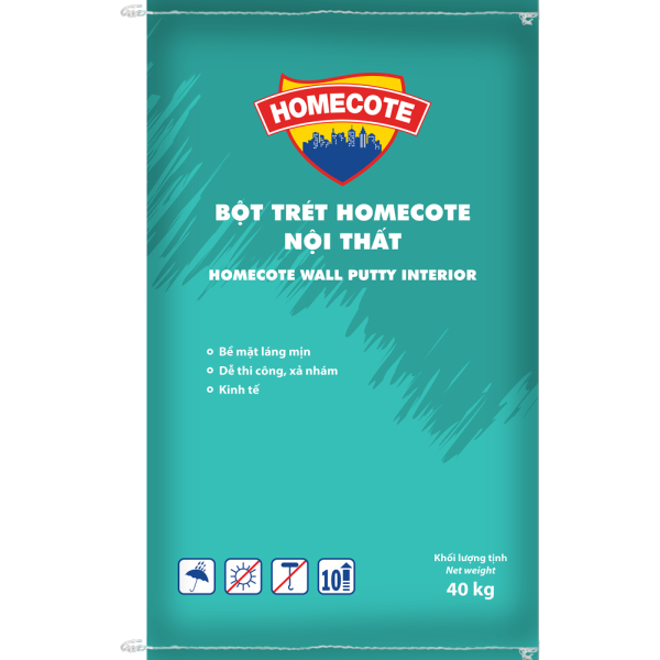 Bột trét nội thất Homecote Wall Putty interior